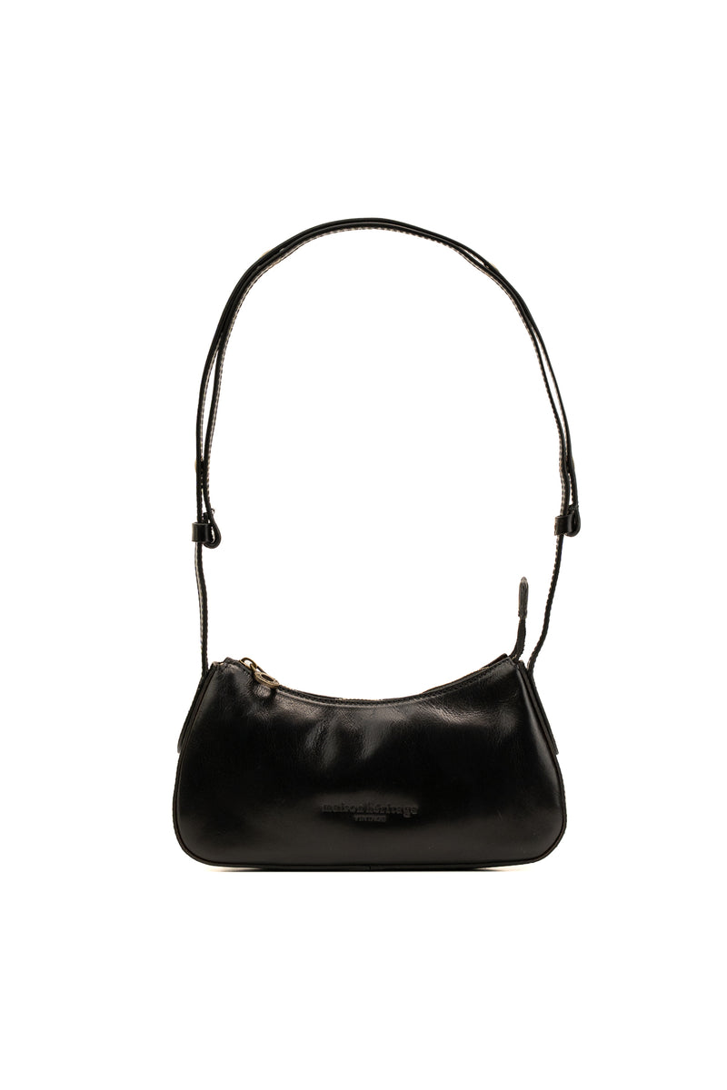 Bolso de hombro Ezra Vintage - Negro