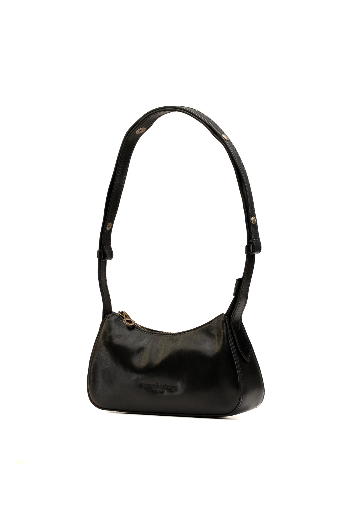 Sac Porté-Épaule Ezra Vintage - Noir