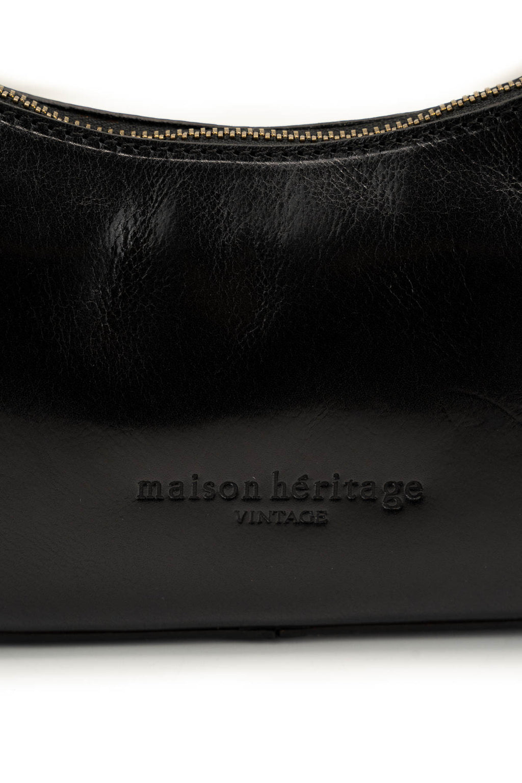 Sac Porté-Épaule Ezra Vintage - Noir