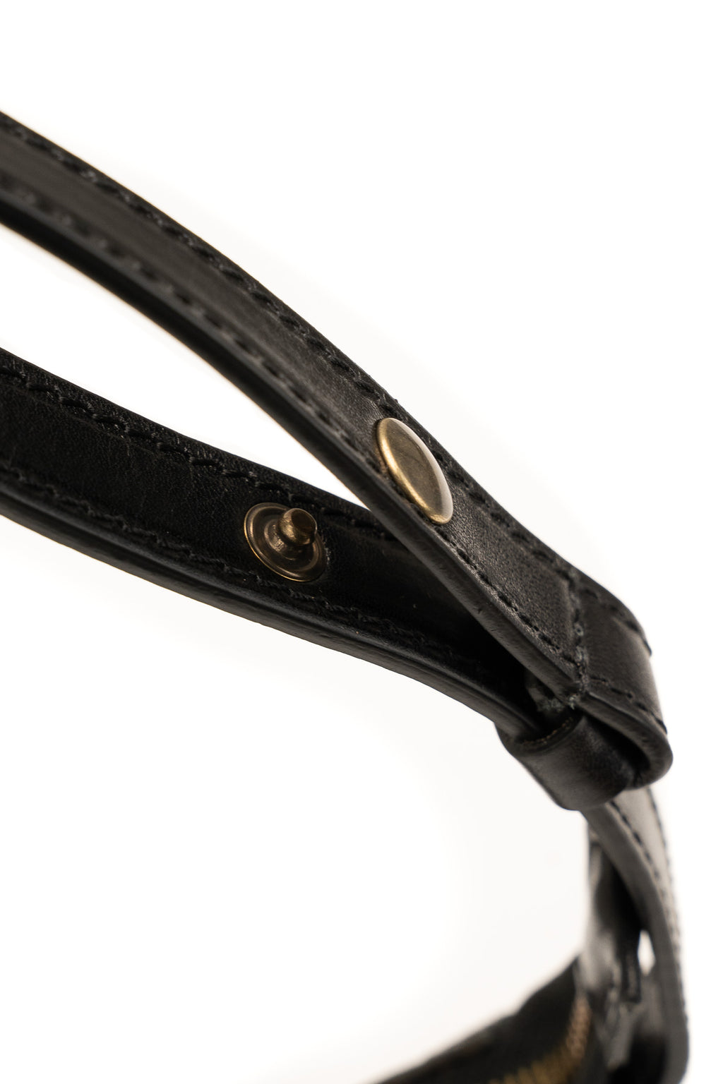 Sac Porté-Épaule Ezra Vintage - Noir