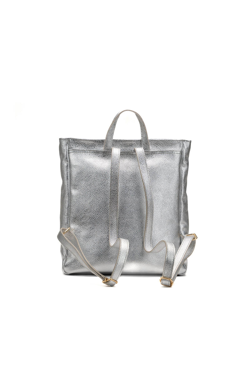 Fiori Backpack - Silver
