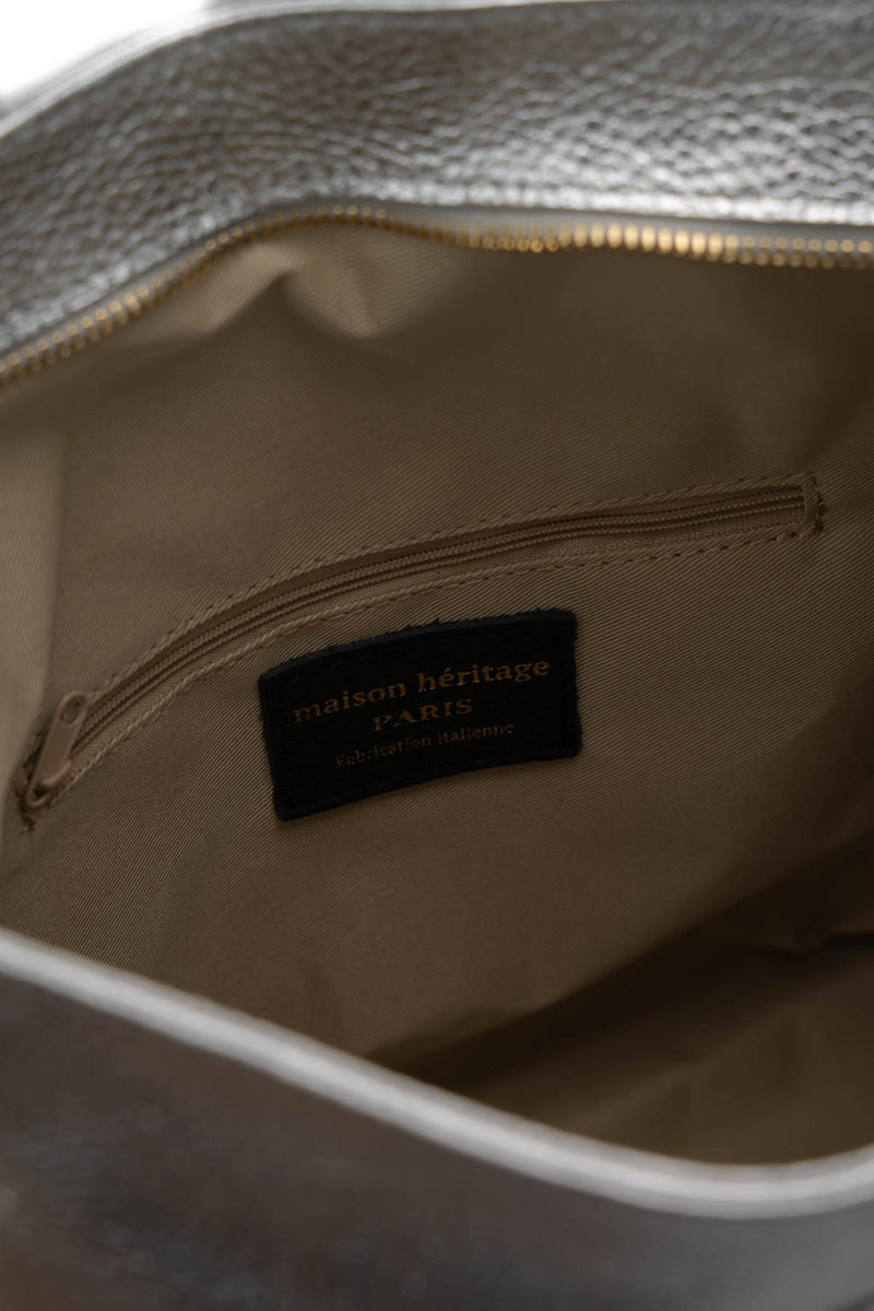 Fiori Backpack - Silver