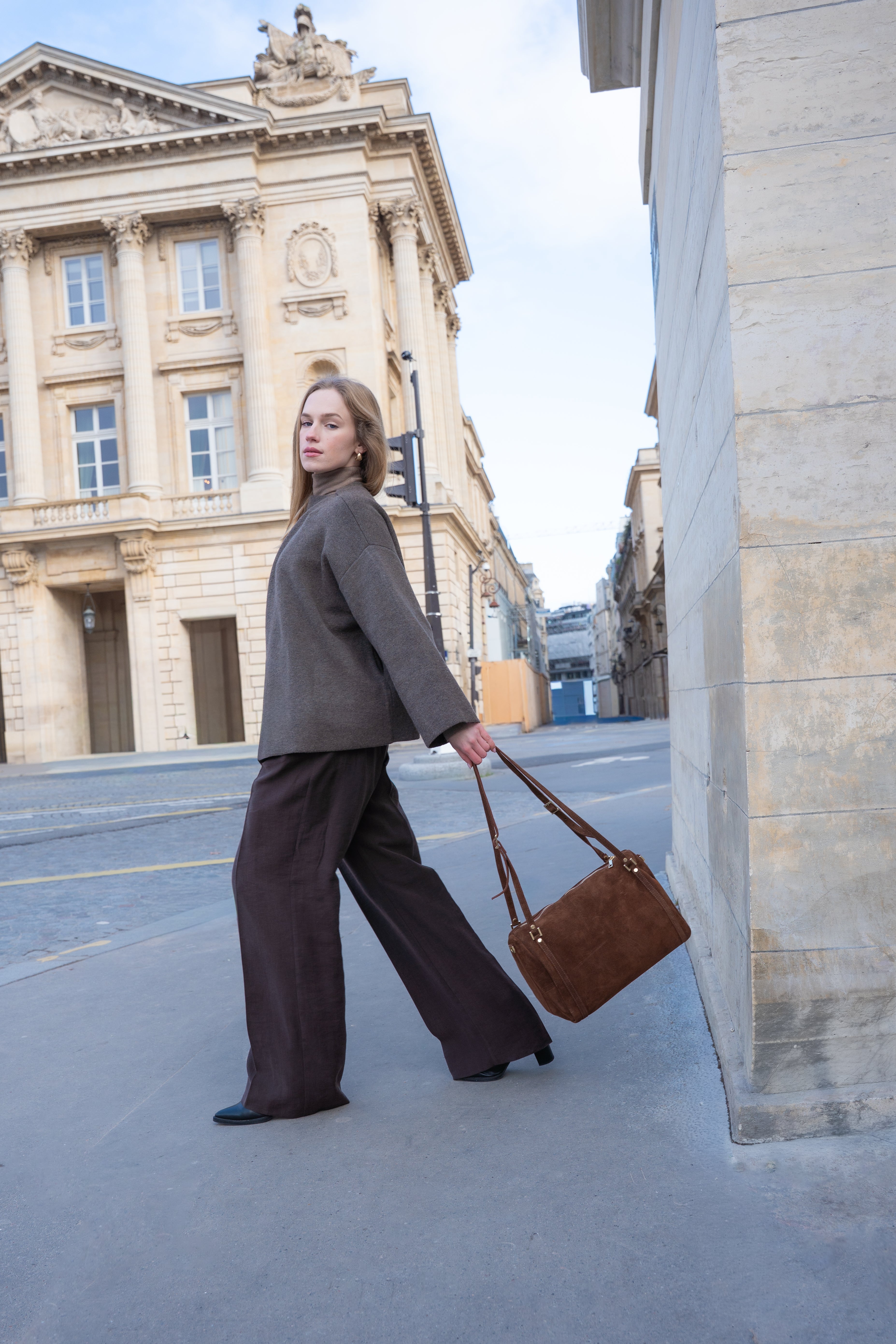 Sac Bandouliere Flexi - Marron