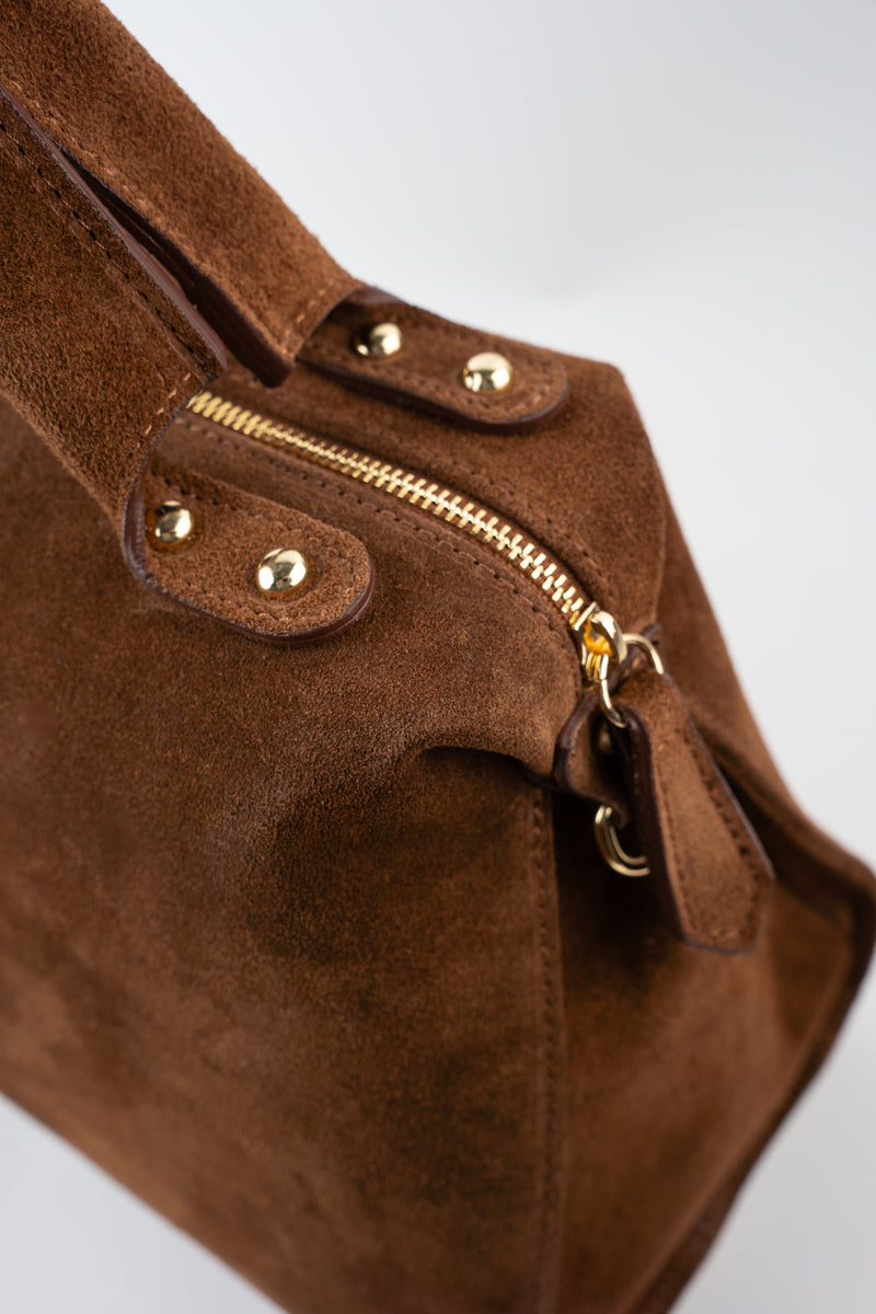 Grand Giulia Handbag - Brown