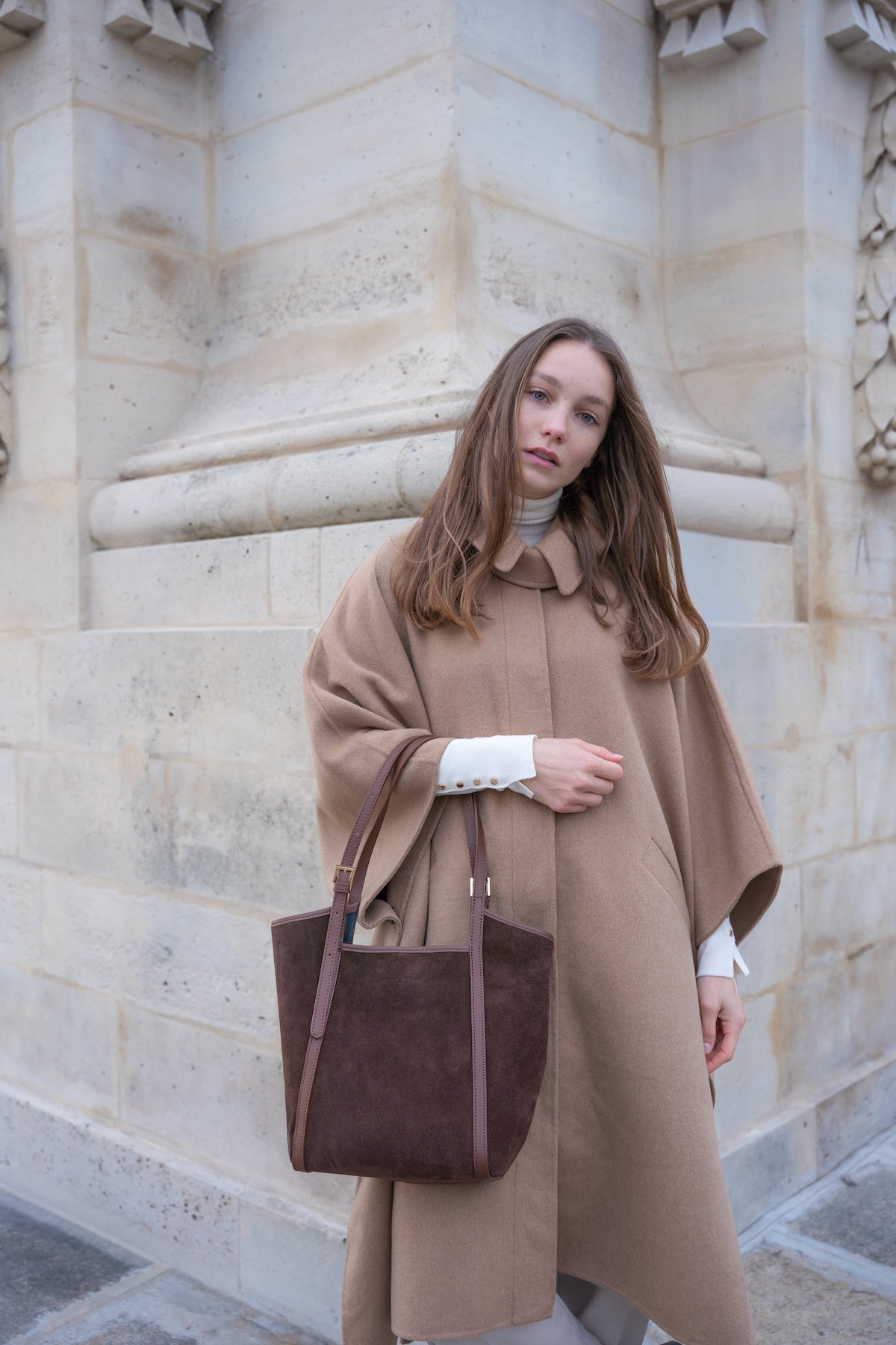 Sac Porté-Épaule Grand Olmo - Marron