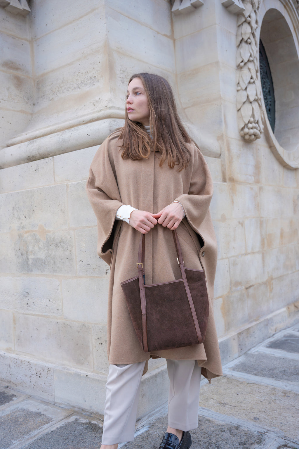 Sac Porté-Épaule Grand Olmo - Marron