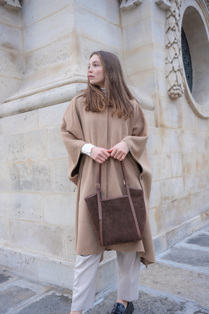 Sac Porté-Épaule Grand Olmo - Marron