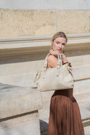 Sac A Main Grand Sunny - Blanc Casse