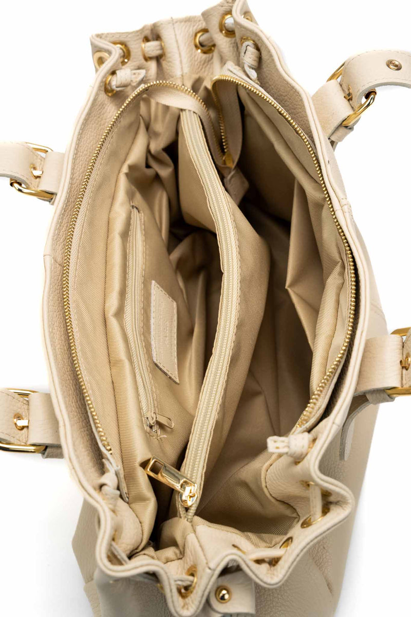 Sac A Main Grand Sunny - Blanc Casse