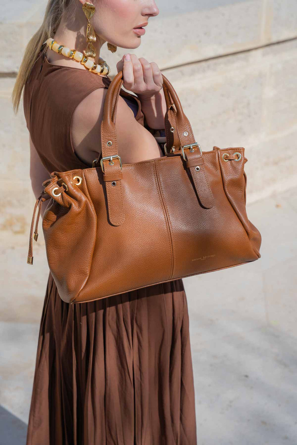 Sac A Main Grand Sunny - Camel