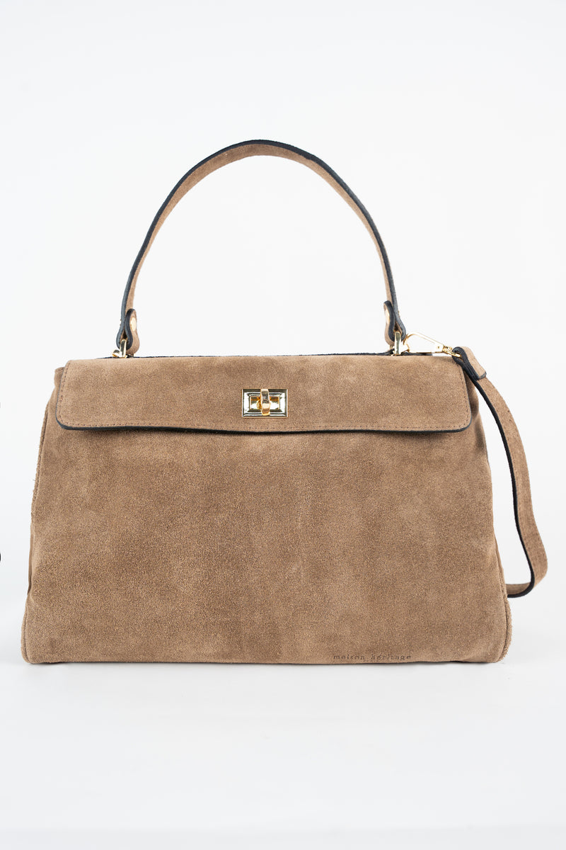 Bolso de mano Talia grande - Taupe