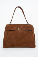 Large Talia Handbag - Brown