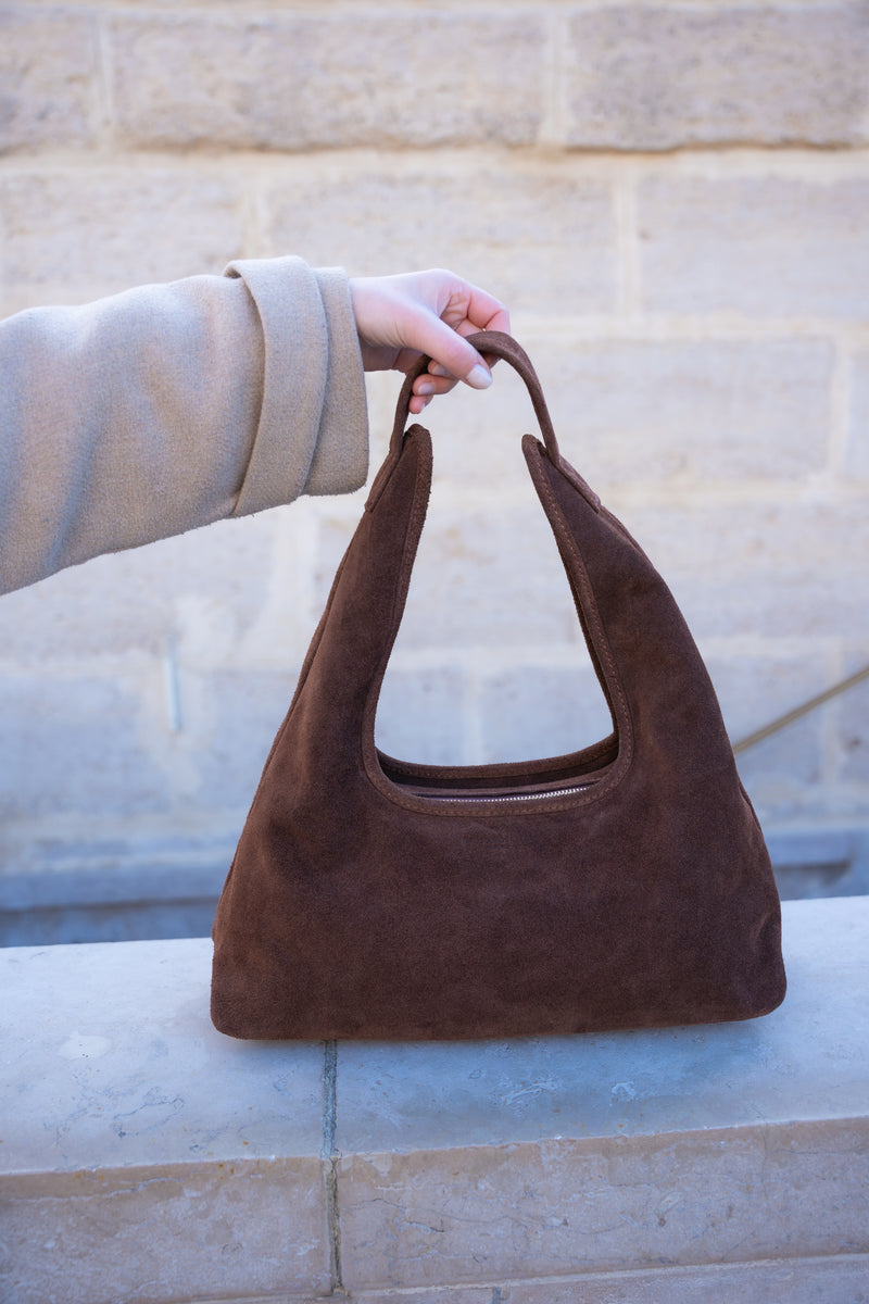 Bolso de hombro Isar - Marrón