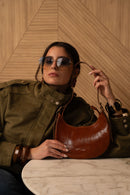 Bolso de hombro Jessie Vintage - Camel