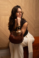 Sac Porté-Épaule Jessie Vintage - Marron