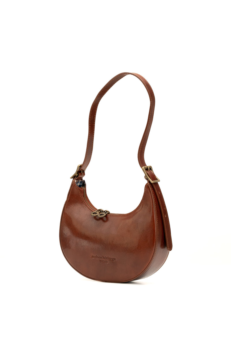 Sac Porté-Épaule Jessie Vintage - Marron