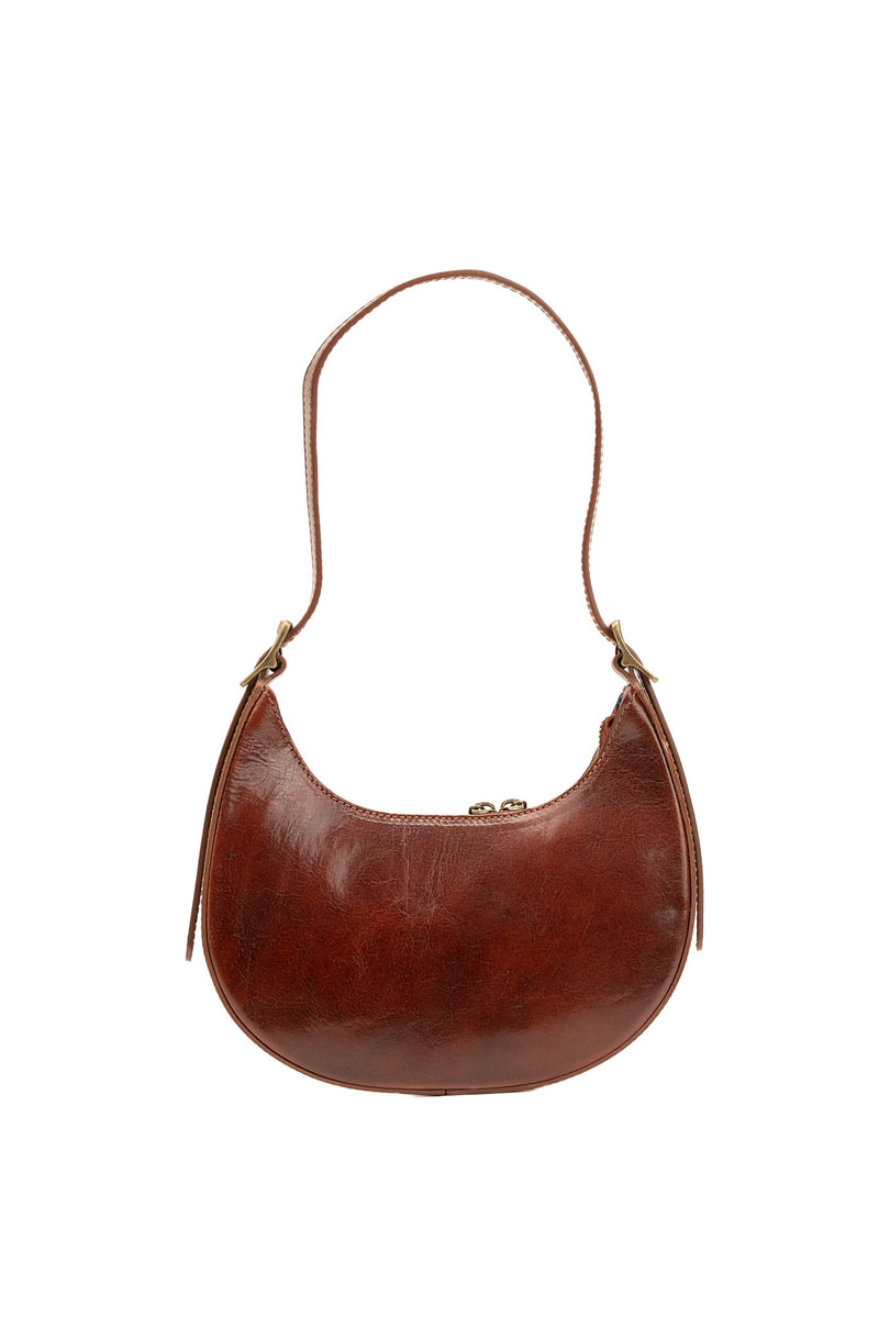 Sac Porté-Épaule Jessie Vintage - Marron