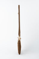 Laila Suede Shoulder Bag - Taupe