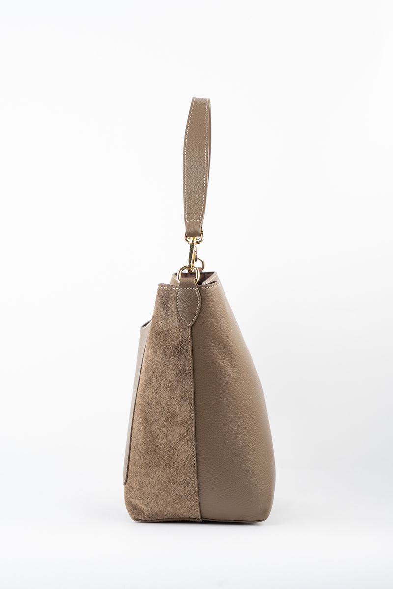 Sac Porté-Épaule Leyla - Taupe