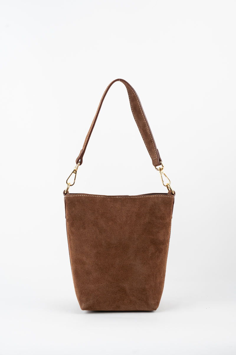 Bolso de hombro Leyla - Marrón