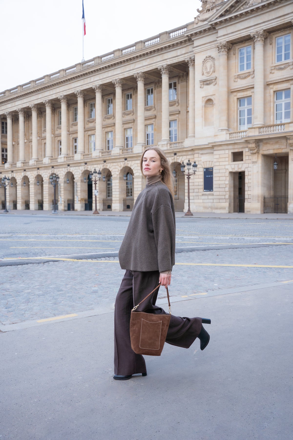 Sac Porté-Épaule Leyla - Marron