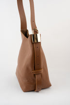 Sac Porté-Épaule Lok - Camel Fonce