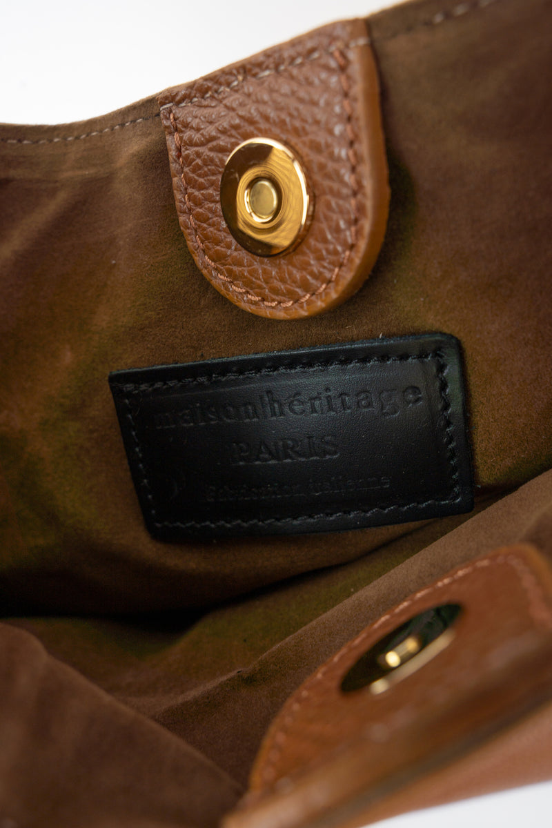 Sac Porté-Épaule Lok - Camel Fonce
