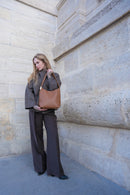 Sac Porté-Épaule Lok - Camel Fonce