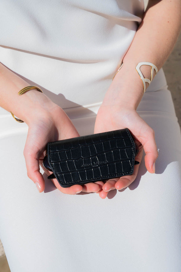 Accessories Lune Croco - Noir