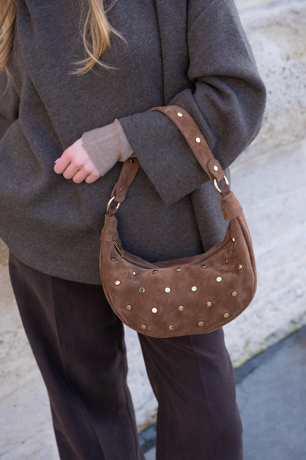 Bolso de hombro Lyra - Marrón