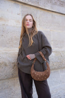 Bolso de hombro Lyra - Marrón
