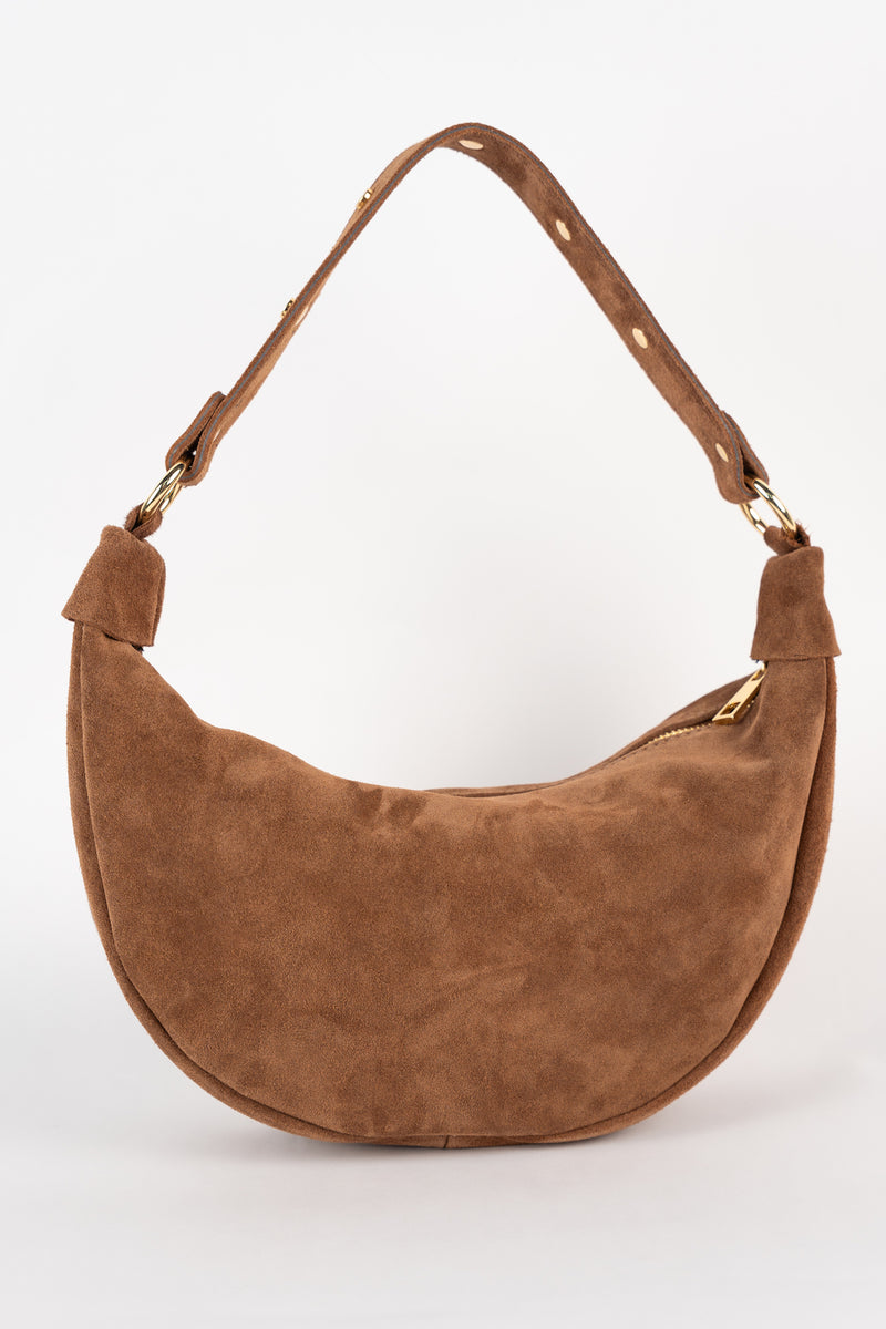 Bolso de hombro Lyra - Marrón