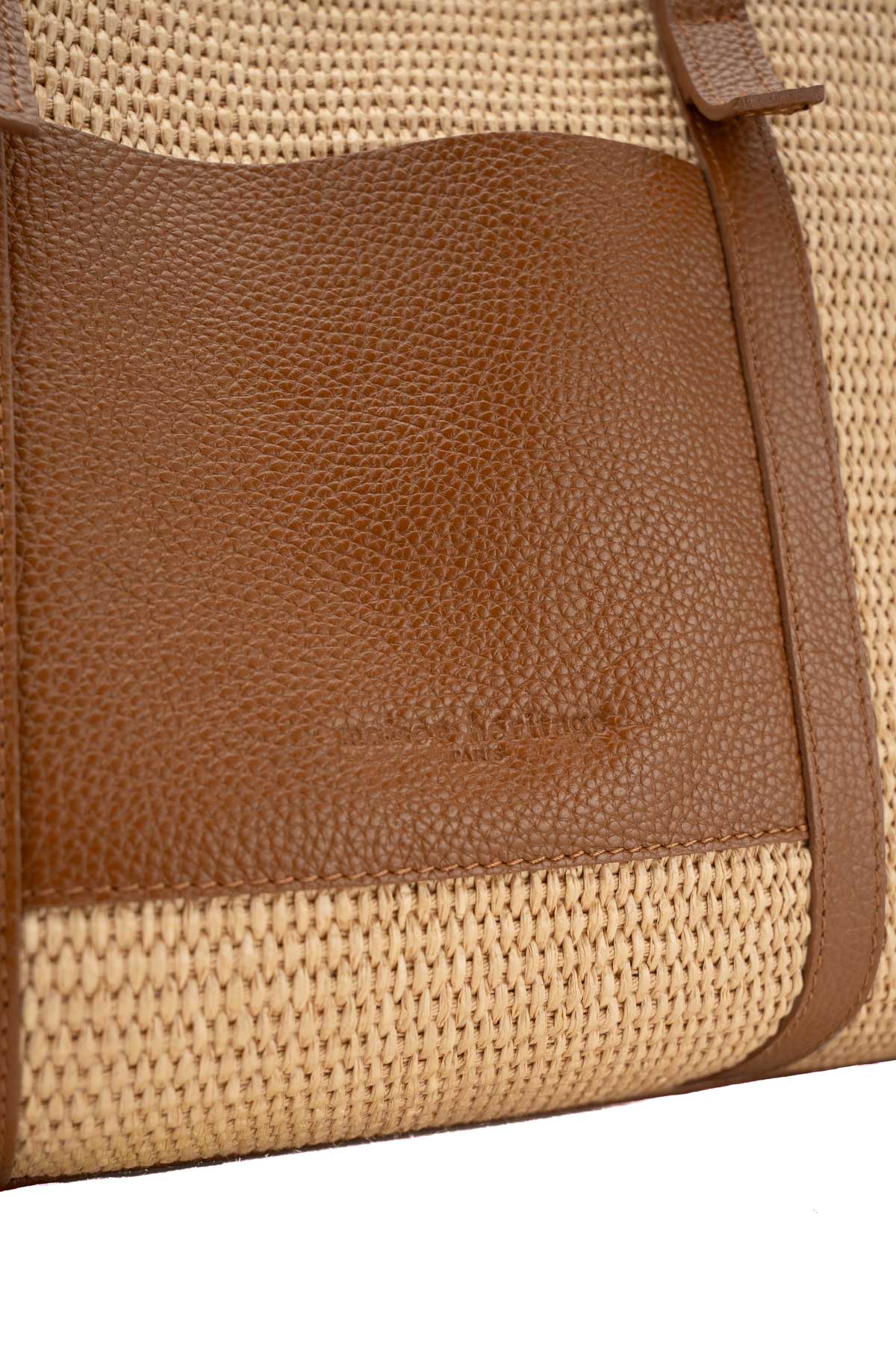 Sac Porté-Épaule Malta Paille - Camel