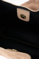 Sac Porté-Épaule Mini Ceto Suede - Taupe