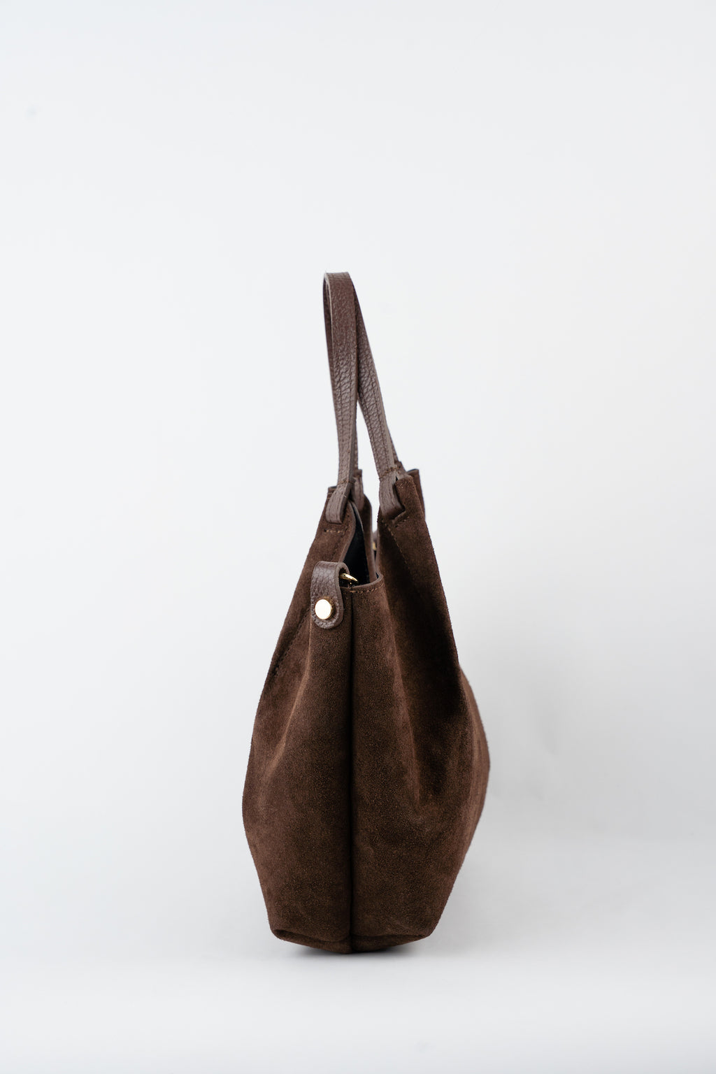 Sac Porté-Épaule Mini Ceto Suede - Marron