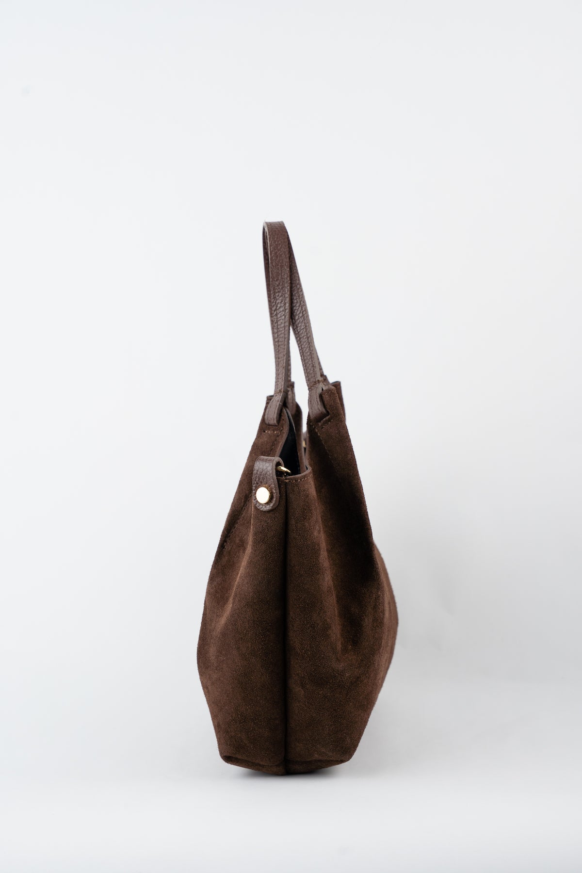 Sac Porté-Épaule Mini Ceto Suede - Marron