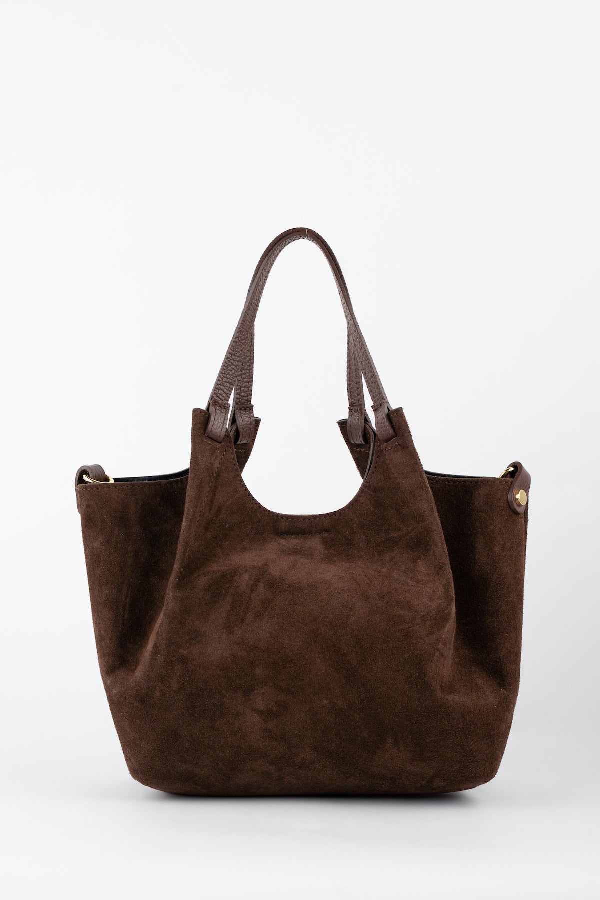 Sac Porté-Épaule Mini Ceto Suede - Marron