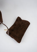 Bolso de hombro Mini Ceto de ante - Marrón