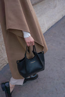 Bolso de hombro Mini Ceto de ante - Negro