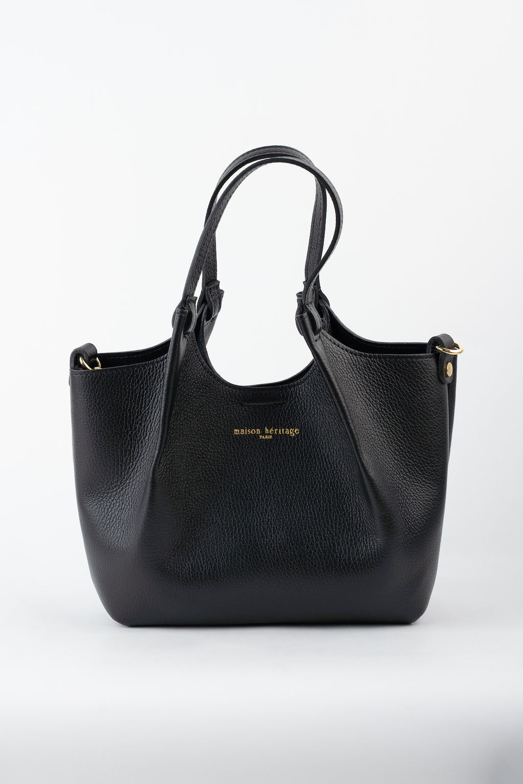 Sac Porté-Épaule Mini Ceto Suede - Noir