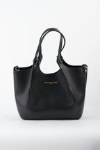 Sac Porté-Épaule Mini Ceto Suede - Noir