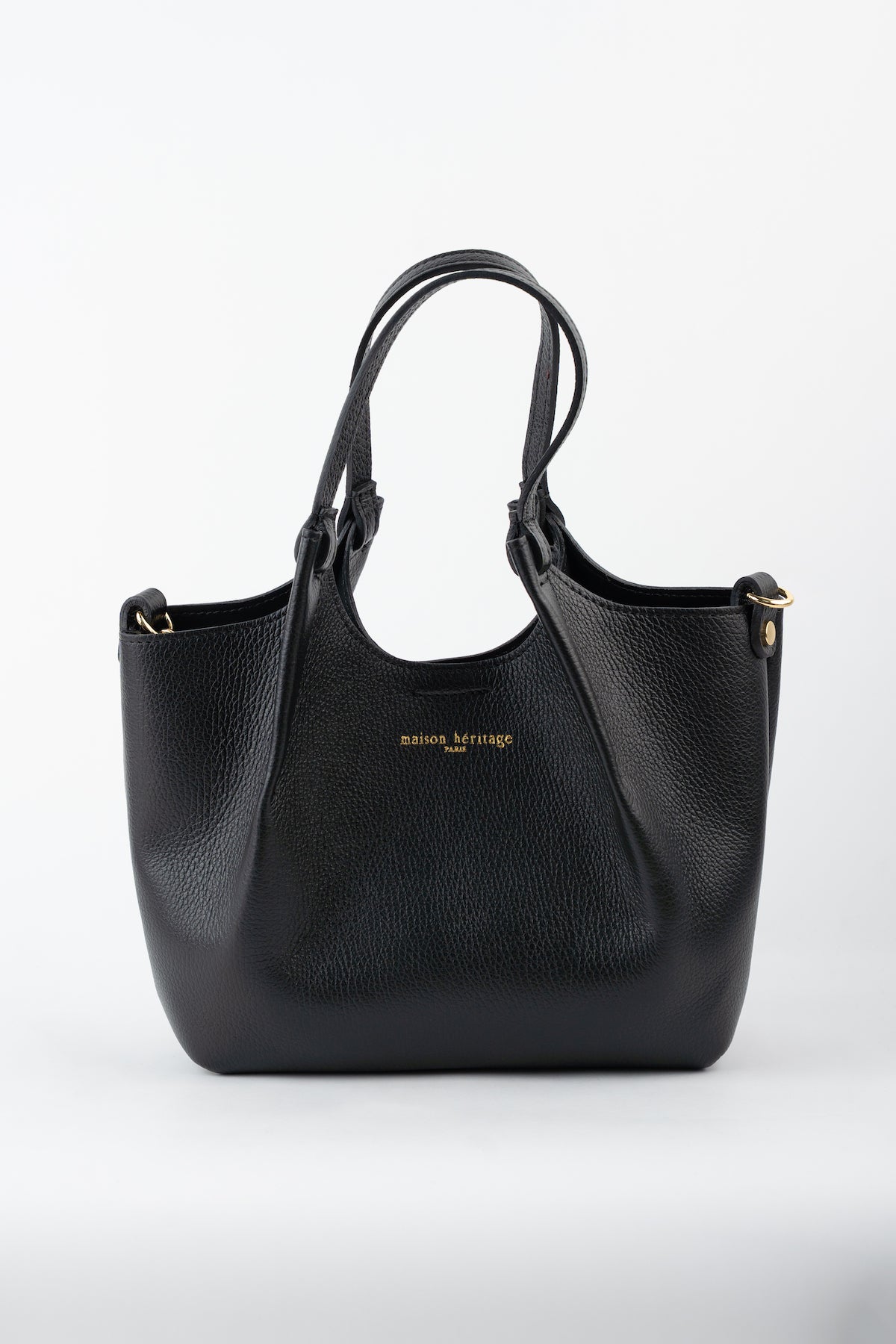 Sac Porté-Épaule Mini Ceto Suede - Noir