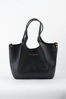 Bolso de hombro Mini Ceto de ante - Negro