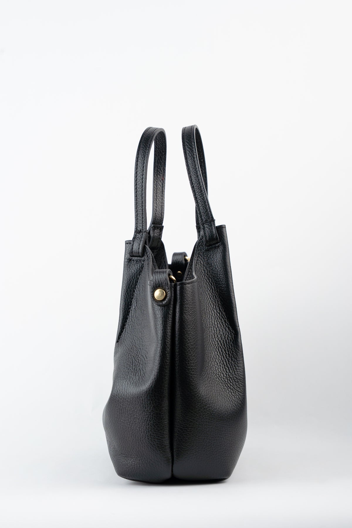 Sac Porté-Épaule Mini Ceto Suede - Noir