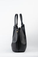 Bolso de hombro Mini Ceto de ante - Negro