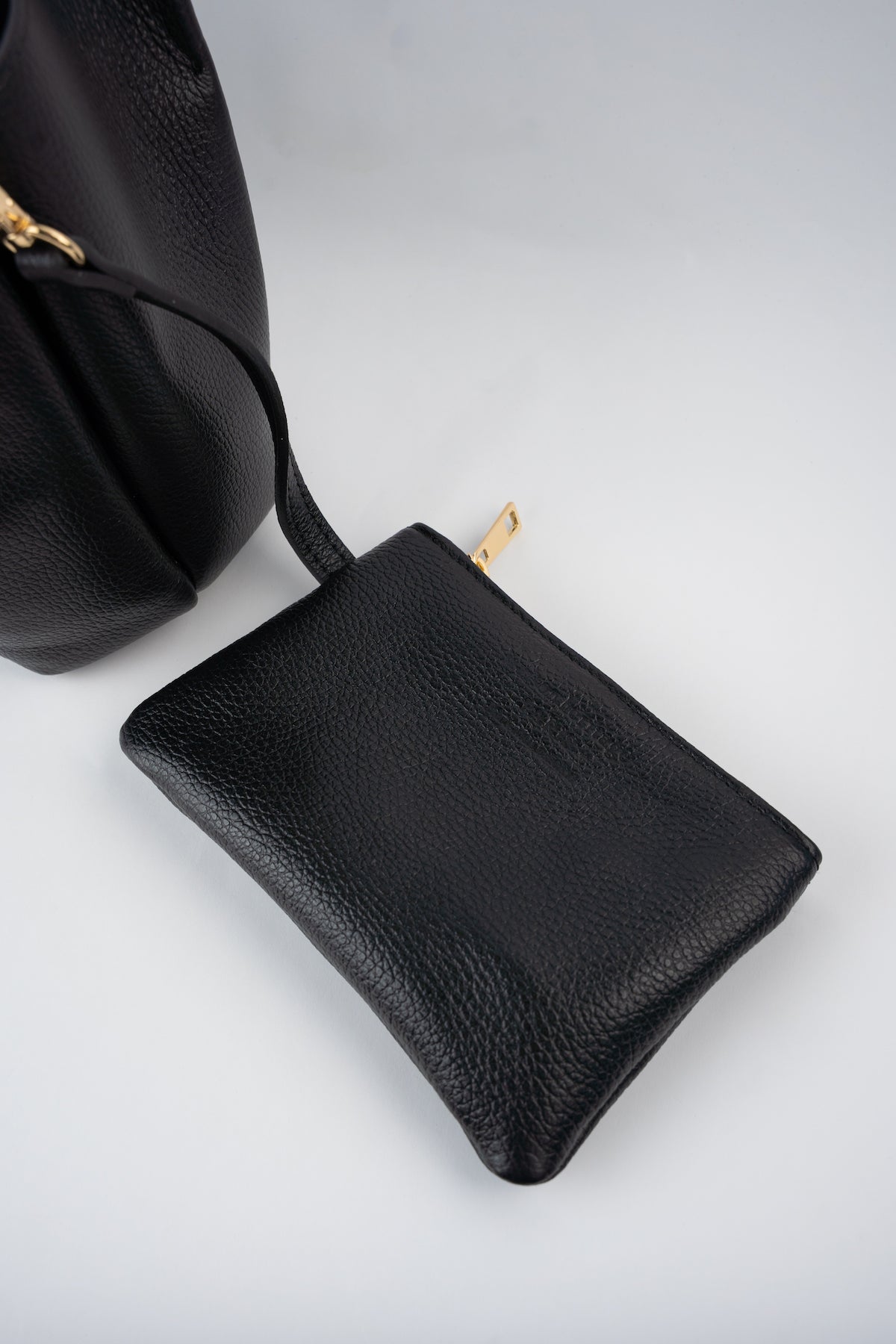 Sac Porté-Épaule Mini Ceto Suede - Noir