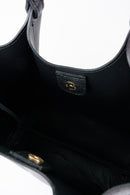 Bolso de hombro Mini Ceto de ante - Negro