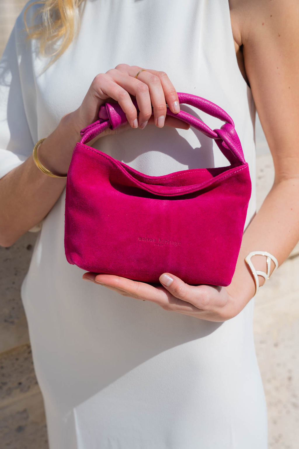 Sac Bandouliere Midi - Fuchsia