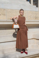 Sac A Main Milano - Beige / Camel