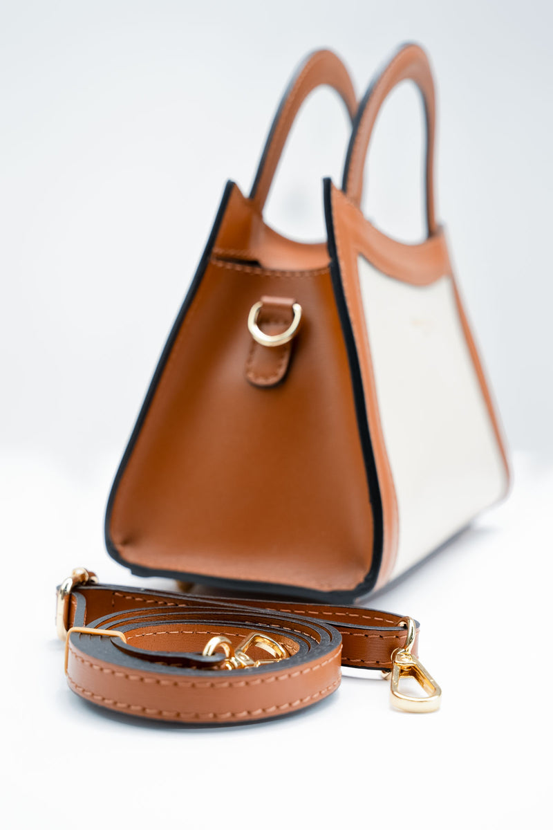 Sac A Main Milano - Beige / Camel